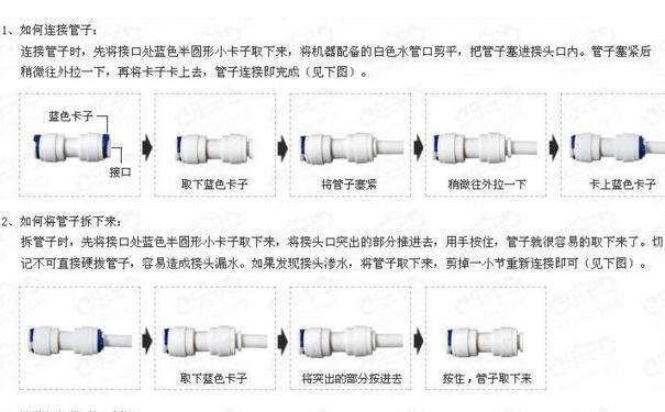 净水器的安装方法，如何连接净水器的进水口
